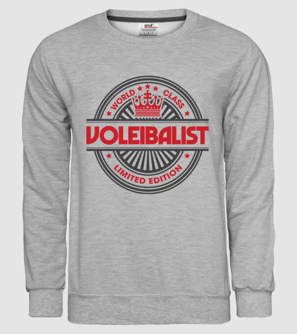 voleibalist model gri pe tricou