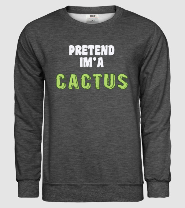 Cactus carnaval model gri închis pe tricou
