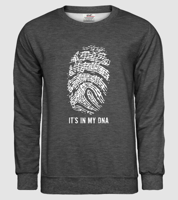 Its in my DNA model gri închis pe tricou