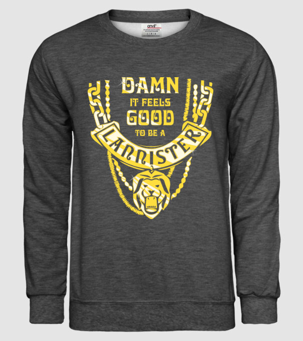 Lannister damnit model gri închis pe tricou