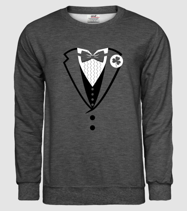 Lep Suit model gri închis pe tricou