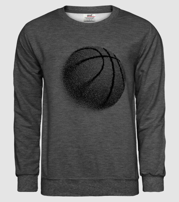 Basketball model gri închis pe tricou