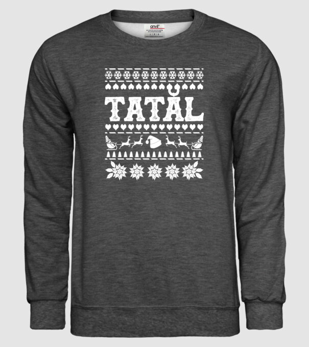 Tatăl model gri închis pe tricou