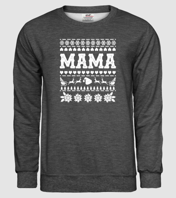 mama model gri închis pe tricou