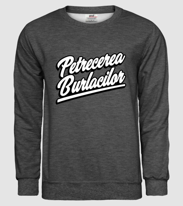 petrecerea burlacilor model gri închis pe tricou