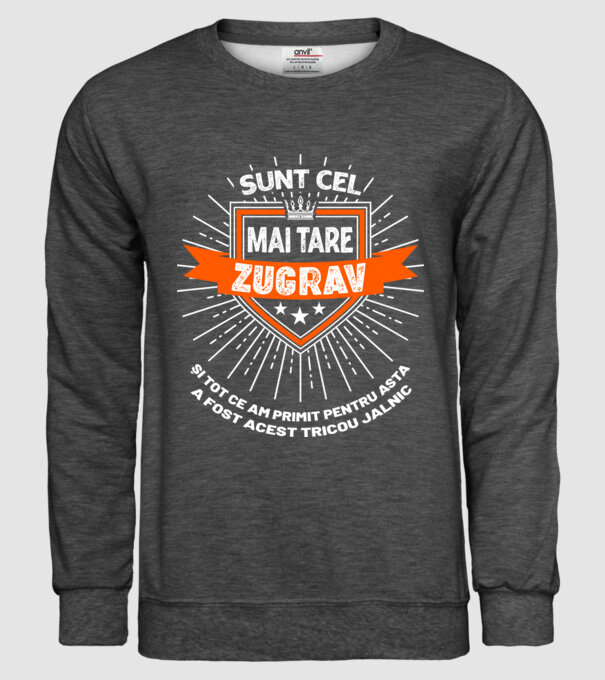 Sunt cel mai tare zugrav și tot ce am primit pentru asta a fost acest tricou jalnic model gri închis pe tricou