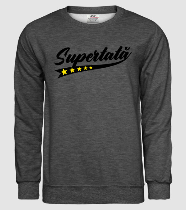 Supertată model gri închis pe tricou