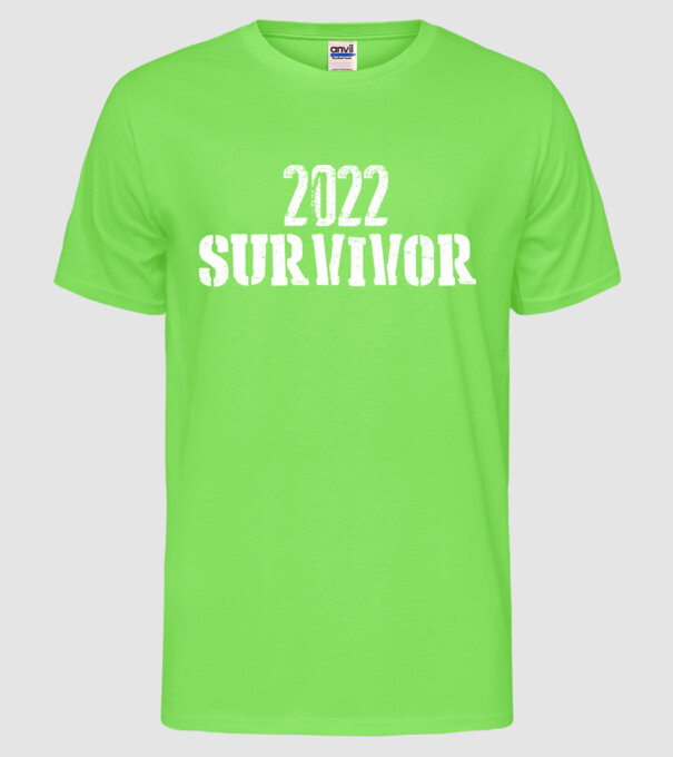 2022 survivor model verde neon pe tricou