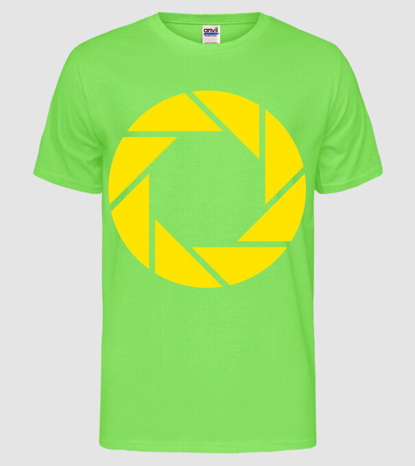 Blende model verde neon pe tricou