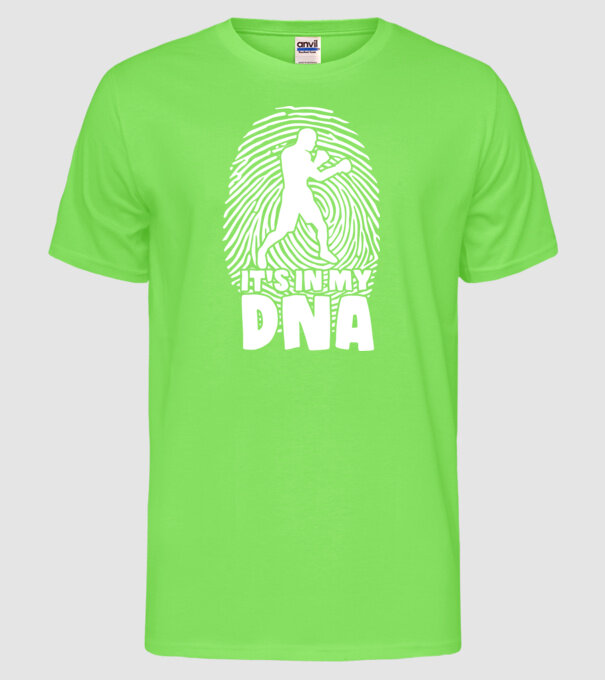 Boxer DNA model verde neon pe tricou