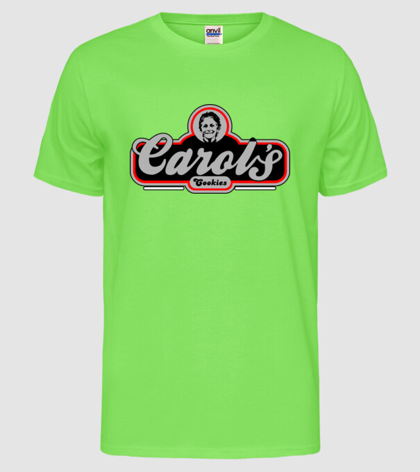 Carols cookies model verde neon pe tricou