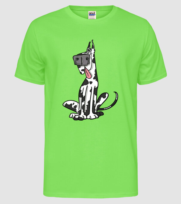  model verde neon pe tricou