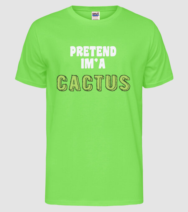 Cactus carnaval model verde neon pe tricou