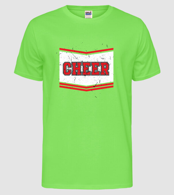 Majoretă carnaval model verde neon pe tricou