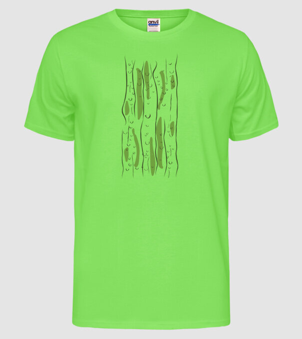 Castravete carnaval model verde neon pe tricou