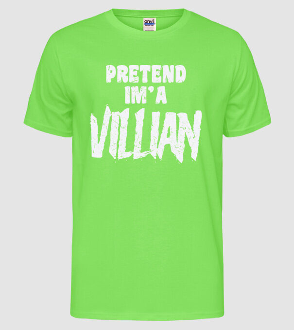 Villian carnaval model verde neon pe tricou