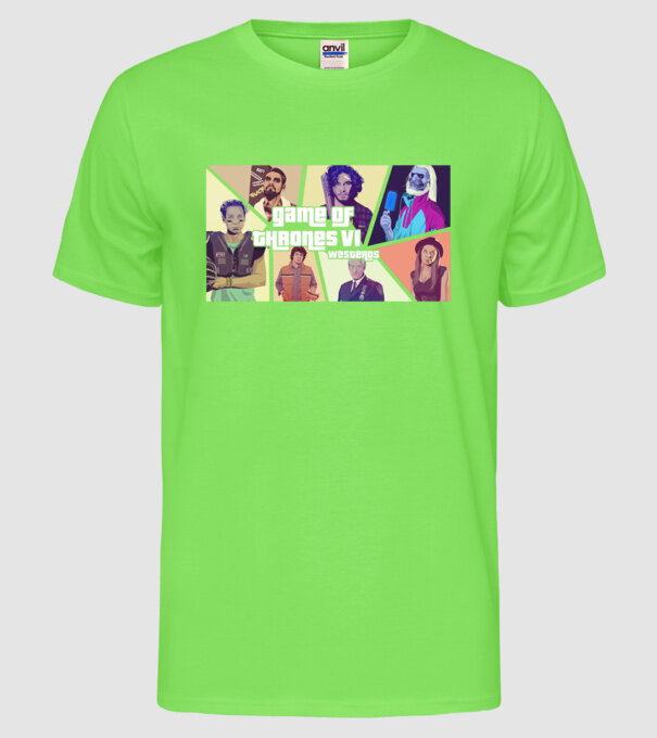 game of thrones gta model verde neon pe tricou