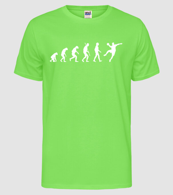 Handball evolution model verde neon pe tricou