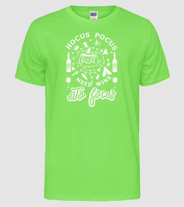 I need vine to focus model verde neon pe tricou
