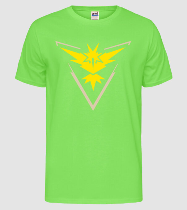 Instinct team logo model verde neon pe tricou