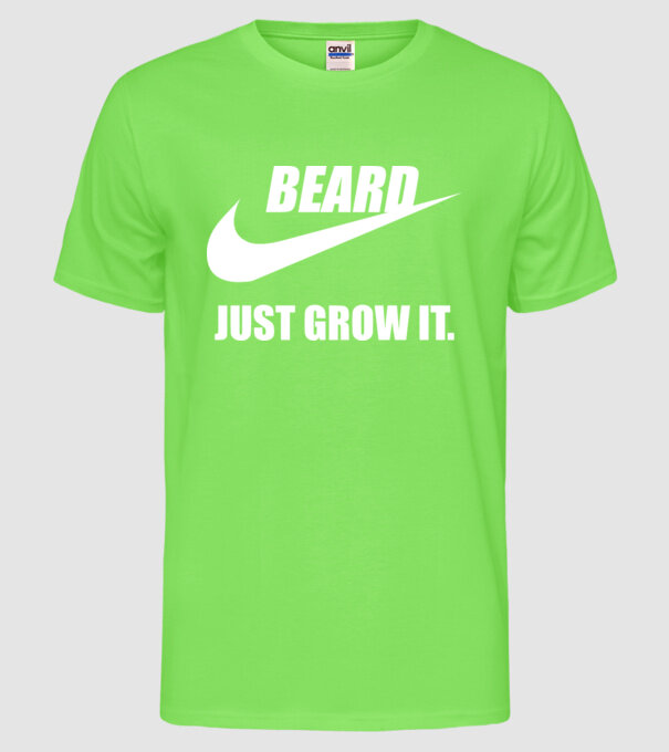 Just Grow It! model verde neon pe tricou
