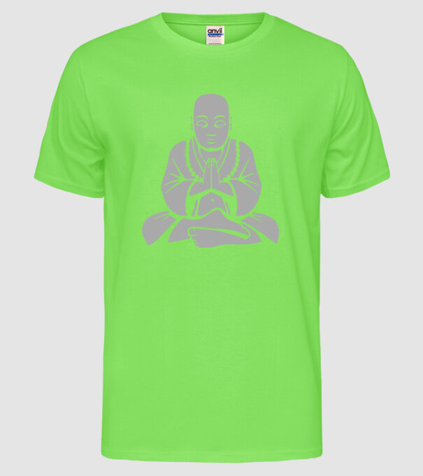 monk model verde neon pe tricou