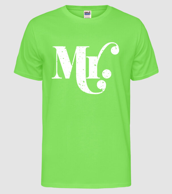 Mr 2 model verde neon pe tricou