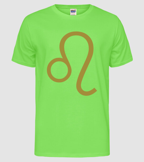 Leo Horoscope model verde neon pe tricou
