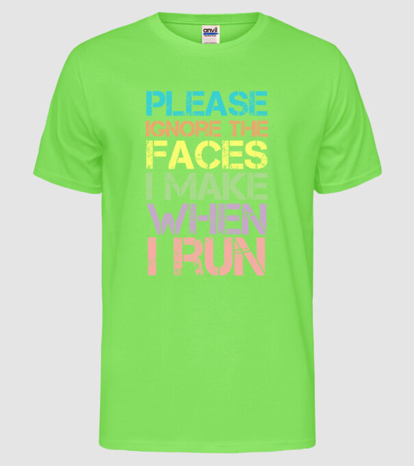 Please ignore the faces i make when i run model verde neon pe tricou