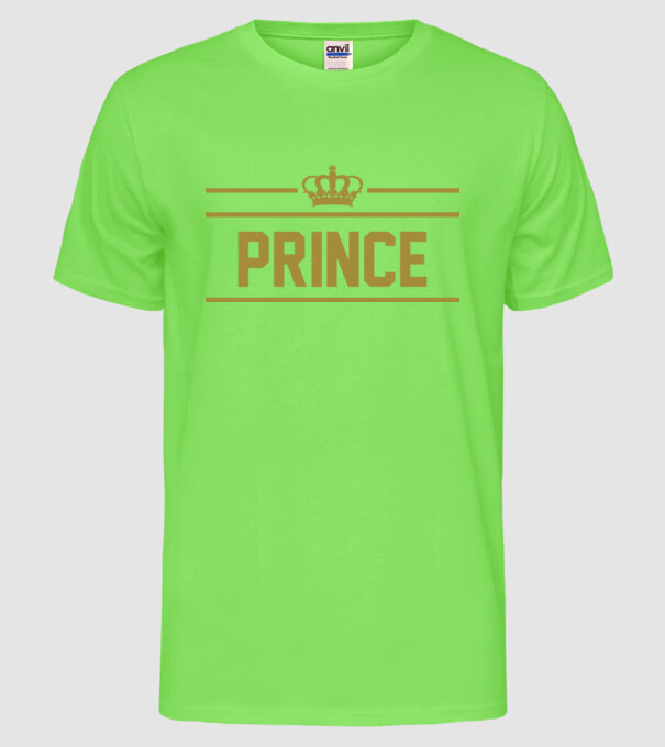Prince model verde neon pe tricou
