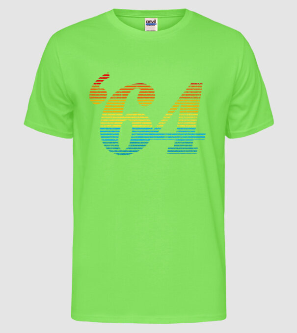 Retro Birthday 1964 model verde neon pe tricou