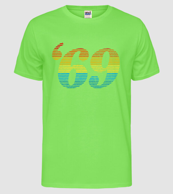 Retro Birthday 1969 model verde neon pe tricou