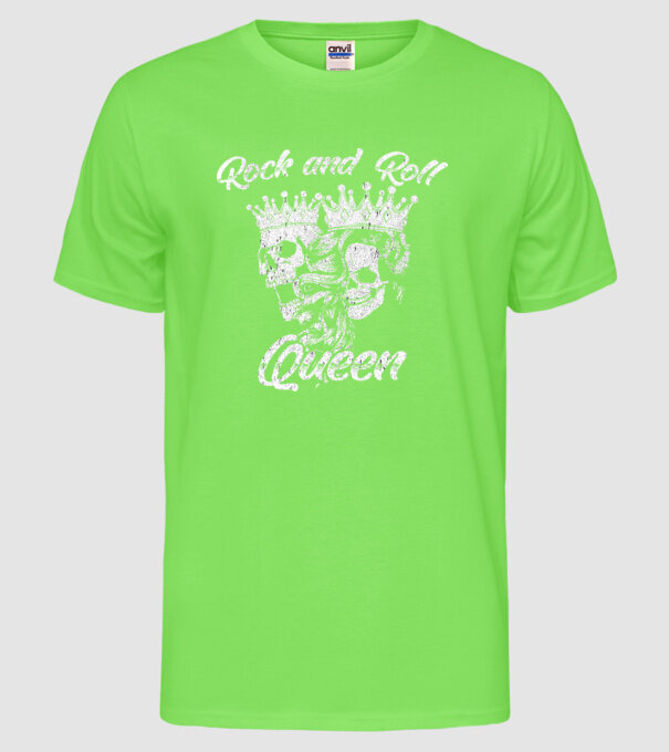 RNR QUEEN model verde neon pe tricou