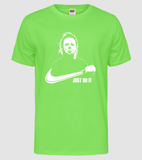 Serial killer model verde neon pe tricou