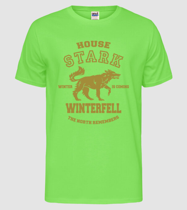 stark model verde neon pe tricou