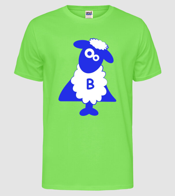SuperMiel model verde neon pe tricou
