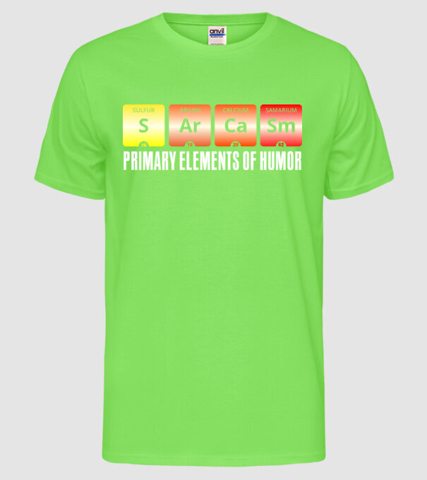 Sarcasm model verde neon pe tricou