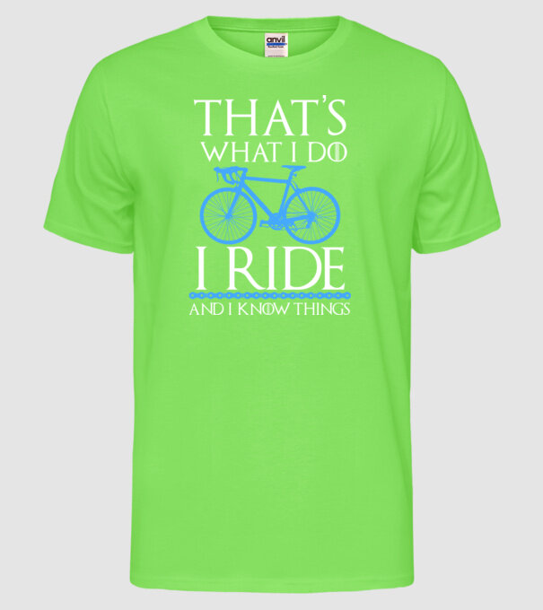 Thats what i do model verde neon pe tricou