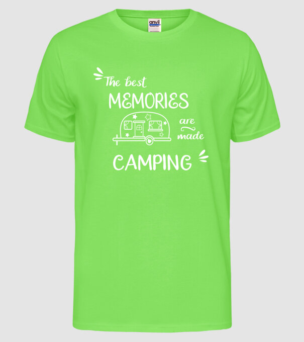The best memories model verde neon pe tricou