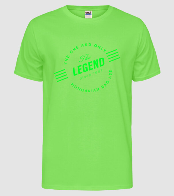 The one and only legend - 1967 model verde neon pe tricou