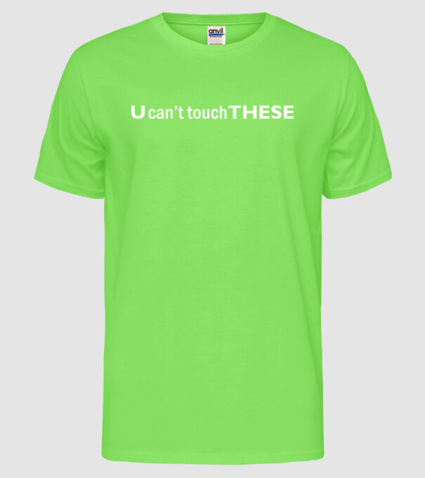 touch model verde neon pe tricou