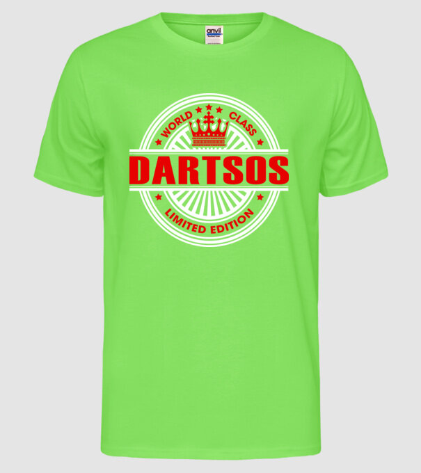 World class magyar DARTS model verde neon pe tricou