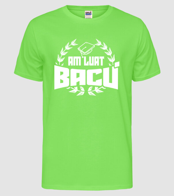 Am luat bacu model verde neon pe tricou