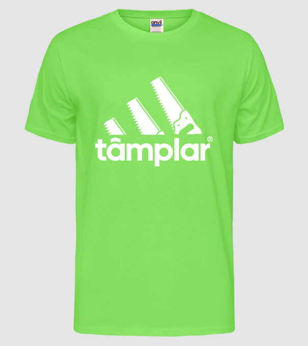 tâmplar model verde neon pe tricou