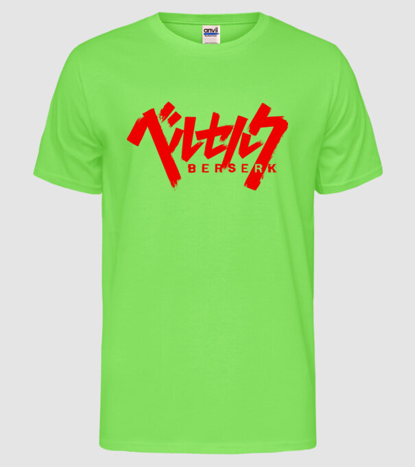 Berserk model verde neon pe tricou