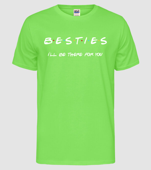 Bride Friends Besties model verde neon pe tricou