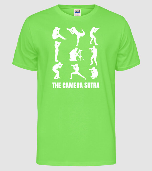 Camera sutra model verde neon pe tricou