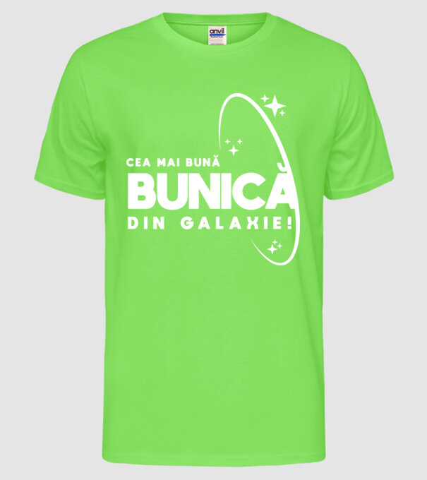Cea mai bună mamă din Galaxie! model verde neon pe tricou