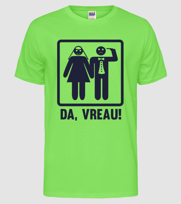 da, vreau model verde neon pe tricou