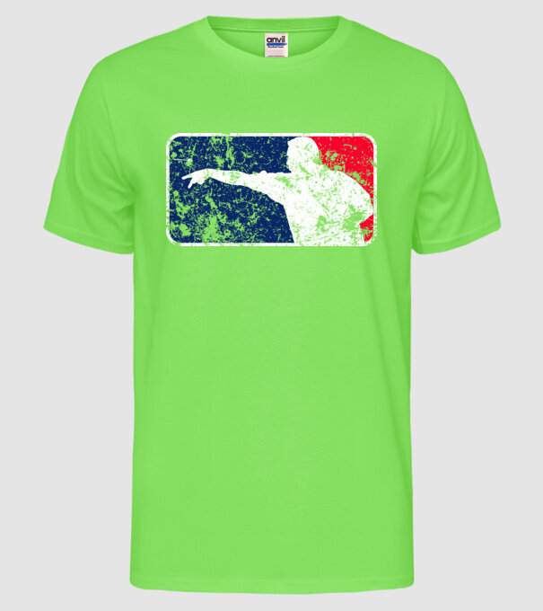 Darts League Destroy model verde neon pe tricou